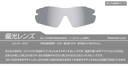 AF-301偏光スペアレンズグレー説明